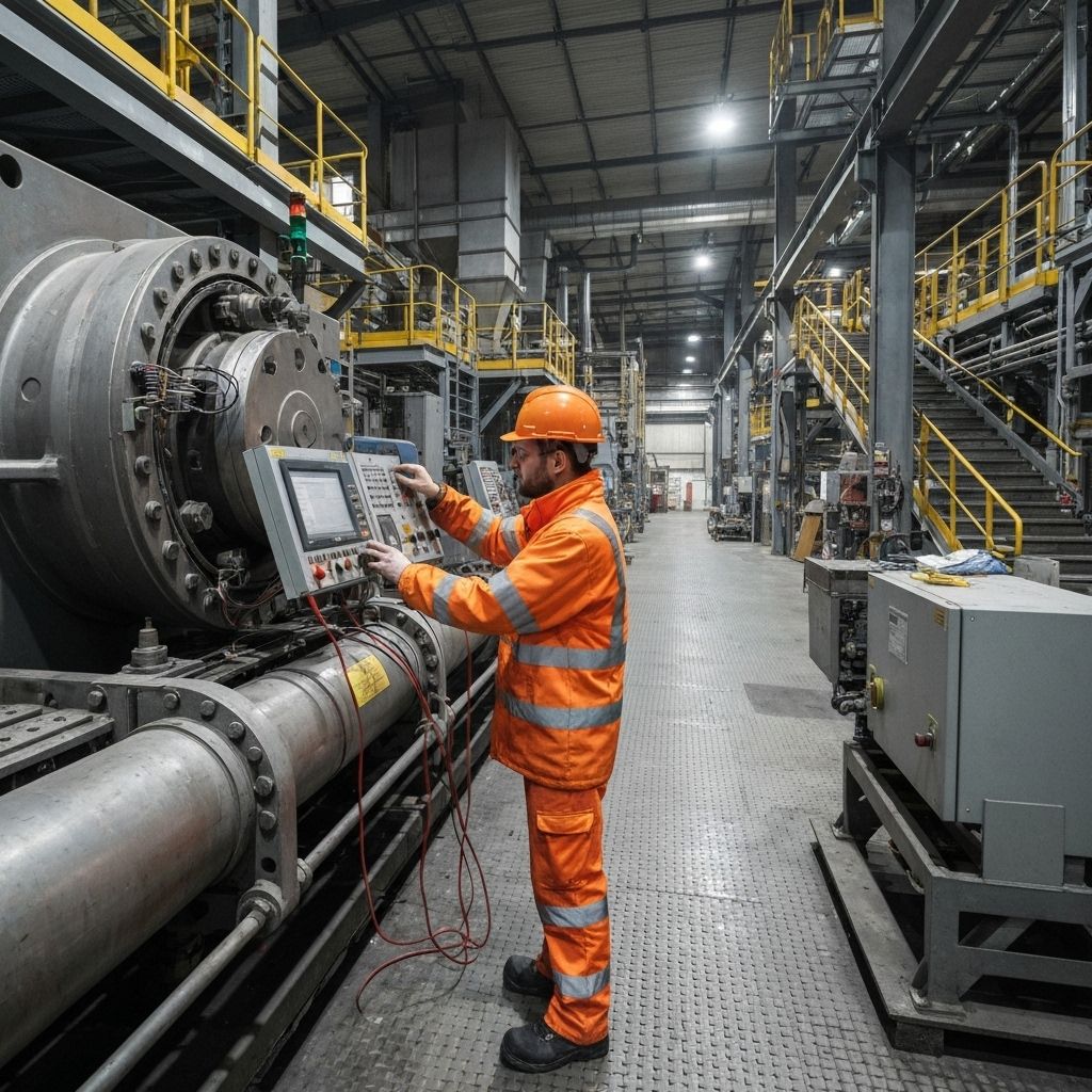 Industrial equipment background